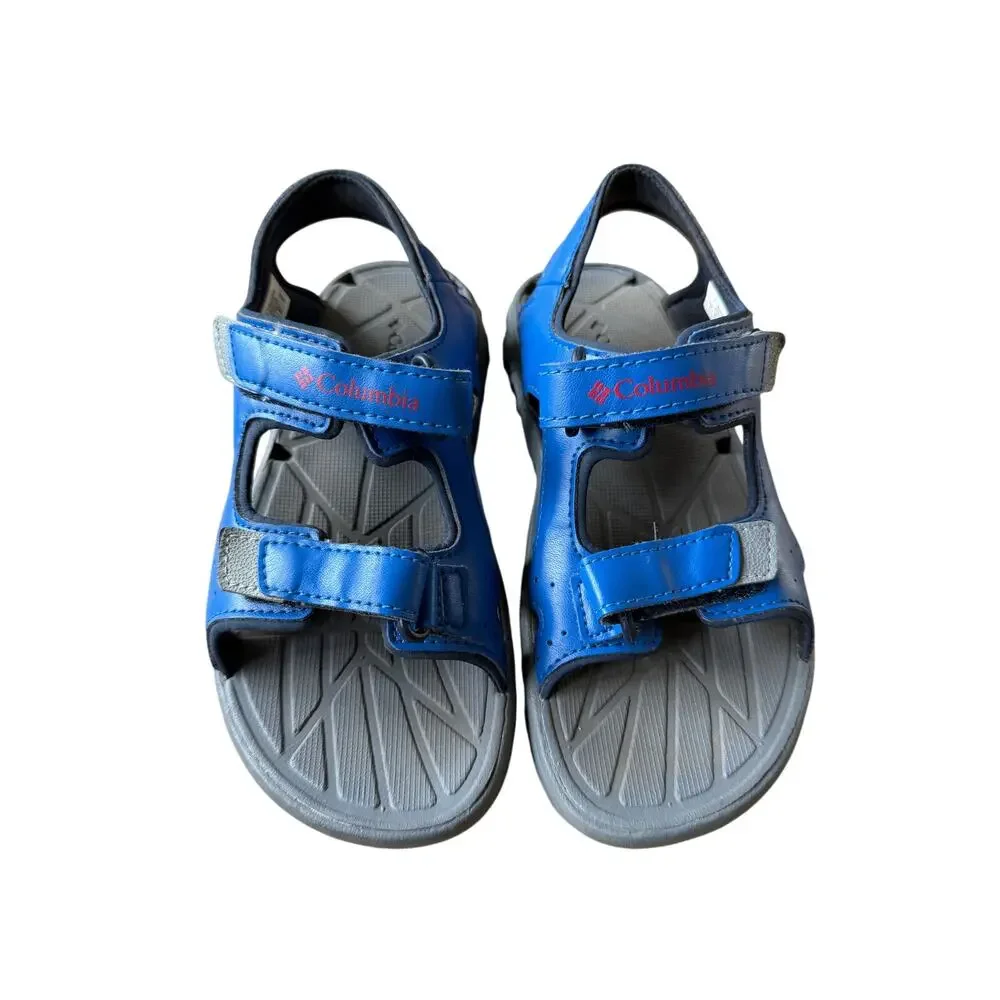 Columbia Techsun Vent Water Sandal Kids Size 1 Blue Omni-Grip